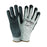 Wells Lamont Industrial, LLC FlexTech Y9216 Sandy Nitrile Palm Glove - FlexTech Nitrile-Palm Seamless Glove, Gray / Black, Large - Y9216L