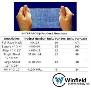 Winfield Laboratories N-TERFACE Dressings - N-Terface Single Sheet Dre ...