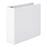 Acco Heavy Duty Rnd Ring View Binders - Heavy-Duty Round Ring View Binder with Extra-Durable Hinge, White, 3" Capacity - 363-49W