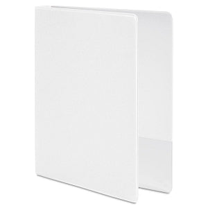 Acco Wilson-Jones Basic Round Ring Binders - 368 Basic Round Ring Binder, Letter, White, 1" Capacity - 36814NW