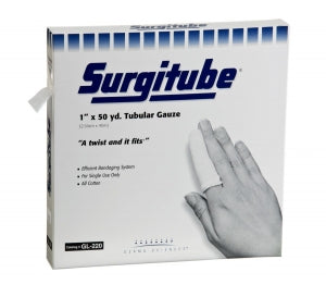Derma Sciences Surgitube Tubular Gauze Bandage - Surgitube White Tubular Gauze, 1" x 50-yd., Size 2 - GL220