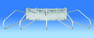 Wolf X-Ray Wall Mount X-Ray Apron Racks - Wall Mount X-ray Rack, 5 Han ...