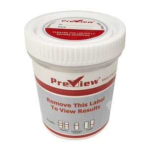 Wondfo Preview Diagnostics Urine Cup Drug Tests - 14-Panel Preview Urine Cup 3AD Drug Test, CLIA-Waived, AMP, BAR, BUP, BZO, COC, EDDP, mAMP, MDMA, MTD, OPI, OXY, PCP, TCA, THC , Plus Creatinine, Specific Gravity and pH adulterants - PRE-DOA-4144A3