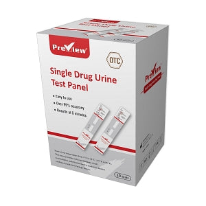 Wondfo Single-Panel Dip Card THC Drug Test - Single-Panel Dip Card Drug Test, THC, Individually Wrapped - PRE-THC-10BX
