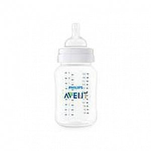 Bottles by Philips Avent Anti-Colic Ba - Avent 1m+ Anti-Colic Baby Bottle, Compatible with Classic+, 9 oz. - SCF403/27