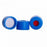 DWK Life Sciences Wheaton FEP / Silicone Septa Cap - CAP, SNAP, BLUE, PRE-CUT FEP / SIL SEPTA, 7MM - 07-0020B
