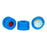 DWK Life Sciences Wheaton FEP / Silicone Septa Cap - CAP, SNAP, BLUE, PRE-CUT FEP / SIL SEPTA, 7MM - 07-0020B