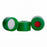 DWK Wheaton Snap Cap with Pre-Cut FEP / Butyl Septa - CAP, SNAP, GREEN, PRE-CUT FEP / SIL SEPTA, 8MM - 07-0020G