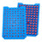 DWK Wheaton Snap Cap with Pre-Cut FEP / Butyl Septa - MAT, MICROPLATE, BLUE, PRE-CUT, FEP / BUTYL - 07-0021MB