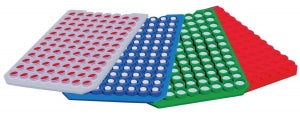 DWK Life Sciences Wheaton CapMat with PTFE / Silicone Septa - MAT, MICROPATE, NAT, PRE-CUT T / SIL SEPTA - 07-0075MN