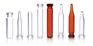 DWK Life Sciences Wheaton 8mm Crimp Top Vials - VIAL, GLASS, CLEAR, 0.3ML, 6X32MM, CONICAL - 08-0200