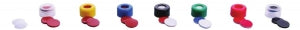 DWK Wheaton ScrewTin Cap with FEP / Natural Rubber Septa - CAP, SCREW, GREEN, FEP / NAT-RUB SEPTA, 9MM - 09-0020GT