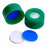 DWK Life Sciences Wheaton Screw Cap with PTFE / Silicone Septa - CAP, SCREW THRD, GRN, CUT PTFE / SIL SEP, 9MM - 09-0035G