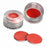 DWK Life Sciences Wheaton Screw Cap w/PTFE / Silicone / PTFE Septa - CAP, NATURAL, PTFE / SIL / PTFE SEPTA, 9MM - 09-0040N