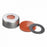 DWK Wheaton AlumiTin Seal with Burnt Red Silicone Septa - SEAL, ALUMITIN, TEFZ / SILICONE SEPTA, 11MM - 11-0022AT