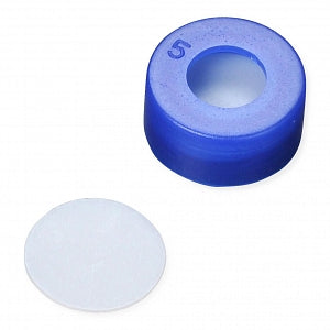 DWK Life Sciences Wheaton Snap Cap with PTFE Disk Septa - CAP, SNAP, DARK BLUE, PTFE SEPTA, 11MM - 11-0051DB