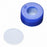 DWK Life Sciences Wheaton Snap Cap with PTFE Disk Septa - CAP, SNAP, DARK BLUE, PTFE SEPTA, 11MM - 11-0051DB