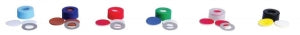 DWK Life Sciences Wheaton Snap Cap with PTFE / Silicone Septa - CAP, SNAP, BLUE, PRECUT, PTFE / SIL SEPTA, 11MM - 11-0054B