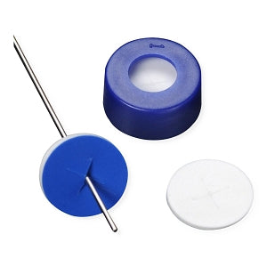 DWK Life Sciences Wheaton Snap Cap with PTFE / Silicone Septa - CAP, SNAP, DK BLUE, CUT PTFE / SIL SEPTA, 11MM - 11-0054DB