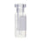 DWK Wheaton 11 mm Clear Glass Crimp Seal Vials with Inserts - VIAL, GLS, CLR, W/PAT, 350UL INSRT, CRIM, 11MM - 11-1200-101