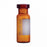 DWK Wheaton 11 mm Amber Crimp Vials with Marking Patches - VIAL, GLS, AMB, W/PAT, SILANIZED, CRIMP, 11MM - 11-2200-S