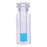 DWK Wheaton 11mm Clear Glass Snap Cap Vials W/Inserts - VIAL, GLS, CLEAR, SNAP, 11MM, W/400UL INS, 2ML - 11-5000-300