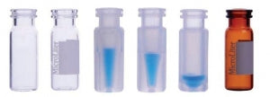 DWK Life Sciences Wheaton 11mm Clear Glass Snap Cap Vials - Clear Glass Snap Cap Vials, 11 mm Cap, 2 mL Capacity, Clear, Silanized - 11-5000-S