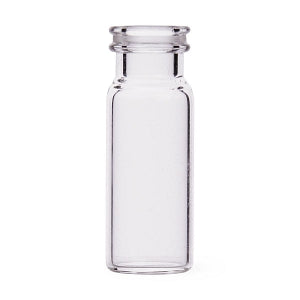 DWK Life Sciences Wheaton 11mm Clear Glass Snap Cap Vials - Clear Glass Snap Cap Vials, 11 mm Cap, 2 mL Capacity, Clear, Silanized - 11-5000-S