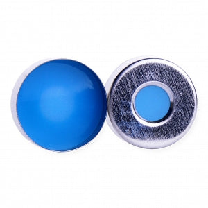DWK Wheaton Large Opening 20mm Crimp Seal with Septa - SEAL, MAG, W/0.125" NAT PTFE / BLUE SIL, 20MM - 20-0050ML