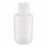 DWK Life Sciences Wheaton Starlin Natural Color Bottle - Starlin Wide-Mouth Round HDPE Plastic Bottle with Screw Top, Natural Color, 125 mL - 209547
