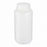 DWK Life Sciences Wheaton Starlin Natural Color Bottle - Starlin Wide-Mouth Round HDPE Plastic Bottle with Screw Top, Natural Color, 1, 000 mL - 209550