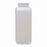 DWK Life Sciences Wheaton Square Bottle - Square Wide-Mouth Parker HDPE Bottle, Natural Color, 16 oz. - 209685