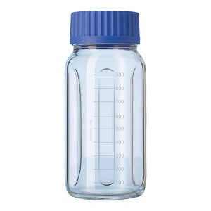 Wheaton Duran Baffled Bottles - BOTTLE, GLS, CLR, BAFF, WM, GLS80, W/CAP, 500ML - 212864457
