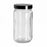 DWK Life Sciences Wheaton Type III Clear Bottle - BOTTLE, RND, CLR, GLS, BLK PHEN PV CAP, 16OZ - 216629