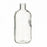 DWK Life Sciences Wheaton Type III Clear Bottle - BOTTLE, SAFTY COAT, GLASS, CLR, W/O CAP, 8OZ - 220724
