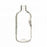 DWK Life Sciences Wheaton Type III Clear Bottle - BOTTLE, SAFTY COAT, GLASS, CLR, W/O CAP, 8OZ - 220724