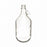 DWK Life Sciences Wheaton Clear Type III Bottle with No Cap - USP Type III Safety Coated Bottle, No Cap, Clear, 80 oz. - 220728