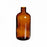 DWK Life Sciences Wheaton Amber Type III Bottle with No Cap - USP Type III Safety Coated Bottle, No Cap, Amber, 8 oz. - 220924