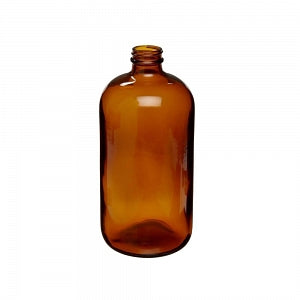 DWK Life Sciences Wheaton Amber Type III Bottle with No Cap - USP Type III Safety Coated Bottle, No Cap, Amber, 32 oz. - 220926
