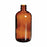 DWK Life Sciences Wheaton Amber Type III Bottle with No Cap - USP Type III Safety Coated Bottle, No Cap, Amber, 32 oz. - 220926
