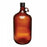 DWK Life Sciences Wheaton Type III Amber Safety Ctd Bottle - BOTTLE, GLS, RND, AMB, BLK PHE, POLY LN, 500ML - 220945