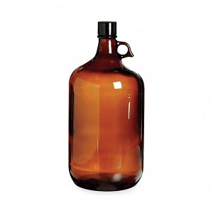 DWK Life Sciences Wheaton Type III Amber Safety Ctd Bottle - BOTTLE, GLS, RND, AMB, BLK PHE, POLY LN, 500ML - 220945