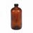 DWK Life Sciences Wheaton Type III Amber Safety Ctd Bottle - BOTTLE, GLS, AMB, RND, 33-400, PE LNR, 32OZ - 220946