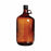 DWK Life Sciences Wheaton Type III Amber Safety Ctd Bottle - BOTTLE, SAF CT, GL, AMB, RND, SCRW, PE LN, 4L - 220949
