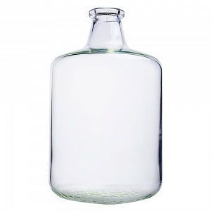 DWK Life Sciences Wheaton Safety Coated Bottle - Narrow-Mouth Round Safety-Coated Solution Bottle, Clear, Glass, 5 gal. - 221029