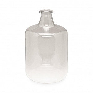 DWK Life Sciences Wheaton Safety Coated Bottle - Narrow-Mouth Round Safety-Coated Solution Bottle, Clear, Glass, 5 gal. - 221029