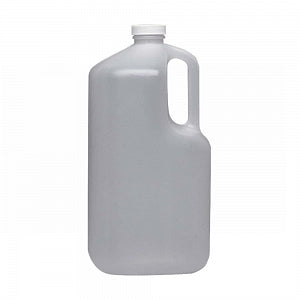 DWK Life Sciences Wheaton Square Bottle - Square HDPE Sample Jug with PV Liner, Natural Color, 1 gal. - 222333