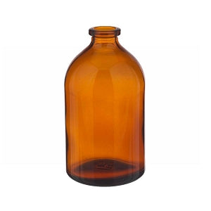 DWK Life Sciences Wheaton Amber Glass Serum Bottle - Type I Borosilicate Glass Serum Bottle, Amber, 100 mL - 223766