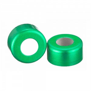 DWK Life Sciences Wheaton Open Top Aluminium 11mm Seal - SEAL, ALUM, GRN, OPEN TOP, UNLINED, 11MM - 224176-07