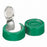 DWK Life Sciences Wheaton Clear out Aluminium 13mm Seal - Unlined Aluminum Seal, Center Disc Tear-Out, Green, 13 mm - 224182-07
